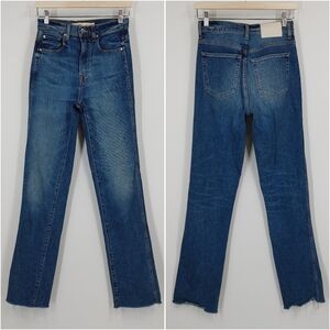 GRLFRND Sara Super High Rise Slim Straight Jeans